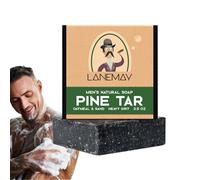 Savon naturel pour hommes Savon de goudron de pin pour hommes Savon de goudron de pin à froid pour hommes, savon naturel fait à la main pour hommes pour enlever la saleté de la peau