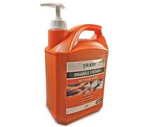 SAVON NETTOYANT CREME MAIN POUR ATELIER GARAGE à l'ORANGE - BIDON POMPE DOSEUR 5L