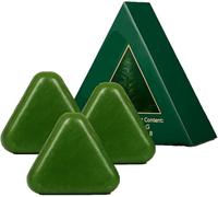 Savon nettoyant en profondeur à l'herbe d'Usman, shampoing solide pour la santé du cuir chevelu, shampoing solide Nature Triangle pour la croissance des cheveux, convient à tous types de cheveux