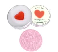 Savon Nettoyant Pour Pinceaux De Maquillage - Outil De Savon Nettoyant Doux, Barre Lavage Pour Pinceauxs Cosmétiques, Accessoire De Beauté Pour Nettoyage En Profondeur | Tampon De Nettoyage Pinceaux