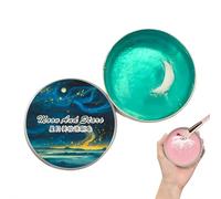 Savon nettoyant pour pinceaux de maquillage, savon solide et tampon en silicone - Facile à nettoyer, brosses, shampooing, élimine les couleurs cosmétiques des ombres pour un usage quotidien, les