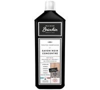 MAISON BRIOCHIN - Savon Noir Concentré - Nettoie, Nourrit, Protège et Fait Briller - Toutes Surfaces même Fragiles - Multi Usages - A l'Huile de Lin - - Fabriqué en France - 1L