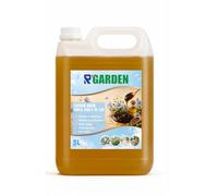 Savon Noir Liquide 100% Huile de Lin - Nettoyant Naturel Concentré - Multi-Usages Maison et Jardin - Sols, Carrelage, Bois, Pierre, Terrasse - Fabriqué en France (5L)