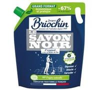 Savon noir - Liquide - Nettoie, dégraisse et détache - Naturel - 1,6L - Briochin