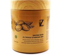 Savon Noir Marocain Enrichi à l'Huile d'Argan - Le Rituel Exclusif pour Hammam et Sauna. Senteur : (fleur d'oranger) 300g (Eucalyptus)