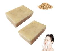 Savon Nolvia, Savons d'avoine faits main à froid, Savons naturels pour une peau plus belle, visage et corps (2PCS)