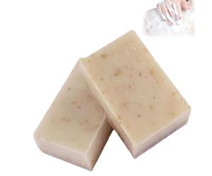 Savon Nolvia, savons naturels au curcuma à l'avoine faits à la main, hydratation rafraîchissante, savon naturel transformez votre peau, pour le visage et le corps (2pcs)