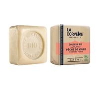 La Corvette Marseille Savon Douceur Bio Pêche de Vigne 100g