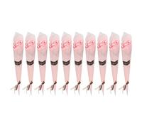 Savon Parfumé Rose, 10 Pièces Bouquet de Senteur Fleurs Artificielles pour Bain et Décoration, Idéal pour Maison Hôtel Spa Mariage Anniversaire Cérémonie