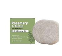 Savon pour cheveux romarin，2pc，Shampoo Savon Romarin pour Cheveux Réparer Cheveu Abîmés pour Hommes Femmes，Shampooing solide pour homme et femme，Convient à tous les types de cheveuxs，60g*2