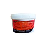 Savon pour cuir d'équitation à la cire d'abeille et à la glycérine Zaldi Blanc 200 g