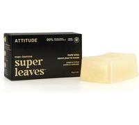Savon Pour Homme,Pour Le Corps Et Les Mains,99% D¿Ingrédients D¿Origine Naturelle,Huile D¿Avocat,Certifié Ewg,Ambre & Agrumes,113 G