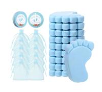 Savon pour la Révélation du Sexe,10 Sets De Souvenirs | Savon Parfumé Fait Main En Forme D'Empreinte De Pied | Pour Shower Et Fêtes
