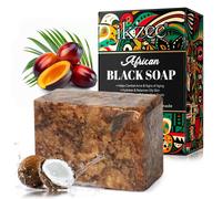Savon pour le visage Savon pour le corps Savon pour les cheveux Savon naturel Savon noir africain Vegan, 1x 100g