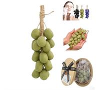 Savon raisin sur une corde, savons faits à la main en forme de raisin, savons artisanaux naturels à froid pour le visage, la douche corporelle et les mains, barres de savon décoratives, décoration