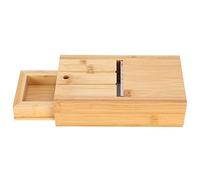 - Savon Réglable en Bambou avec Tiroir, Outil de Rabotage pour Savons Artisanaux - Lame Ajustable, Rangement Intégré, Idéal pour Fabrication de Savons DIY