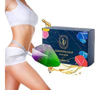 Savon saphir anti-cellulite, barre de savon raffermissante anti-cellulite saphir, savon de perte de poids organique naturel, savon de bain nettoyant en profondeur, pour tous les types de peau