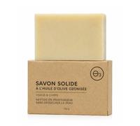 Savon solide à l’huile d’olive ozonisée, savon antibactérien corps et visage, formule bio naturelle pour peau grasse et sensible, nettoyant doux artisanal pour usage quotidien, dès 3 ans, 100 g