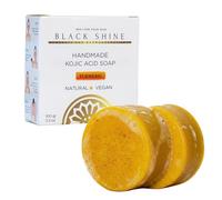 Savon Solide au Curcuma & Acide Kojique - Lot de 2 x 100 g - Nettoyant Visage Éclaircissant Peau - Anti Acne Visage - Peau Éclatante (total 200 g)