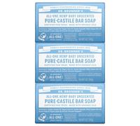 Savon solide bébé - Dr Bronners - lot de 3 savons de 140gr