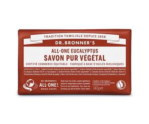 Savon Solide Parfum Eucalyptus 140g Dr. Bronner’s® - Cosmétiques Hyg