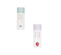SAVON STORIES - Lot de 2 baumes à lèvres - Un Baume Winter Rescue et Fraise - Formule Bio et Comestibles - Vegan et Sans Huile de Palme - Nourrit, Répare et Protège en profondeur - 2 x 10 g