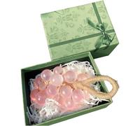 Savon sur une corde, savon fait main en forme de raisin à l'arôme naturel avec boîte pour le lavage des mains, du corps et du visage (pêche)