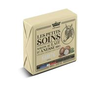 Savon Surgras Lait d’Ânesse Bio Karité - Visage et Corps - Nourrissant et Doux - 100g - Les Petits Soins - Fabriqué en France