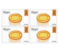 Savon transparent Pears 2x100g, lot de 4 (8 barres)