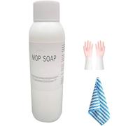 Savon très parfumé pour balai à franges - Nettoyage efficace - Parfum frais - Nettoyant doux pour sols - Liquide de recharge pour balai électrique - Multisurfaces pour salle de bain, animaux de