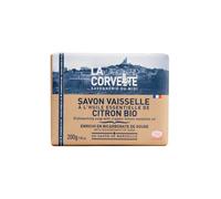 LA CORVETTE-Savon vaisselle enrichi en bicarbonate & huile essentielle de citron - 200 g