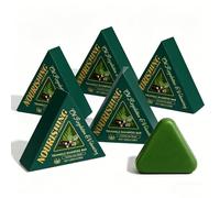 Savon Vert Pour Cheveux,Nature Triangle Shampoo Bar, Usman Grass Shampoing Solide