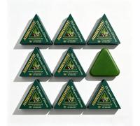Savon Vert Pour Cheveux,Nature Triangle Shampoo Bar, Usman Grass Shampoing Solide