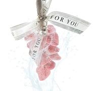 Savon Visage En Barre Forme Fraise | Savon à Corde pour Peau Sensible - Nettoyant Éclaircissant Hydratant pour Soins du Corps Bain