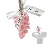 Savon Visage en Forme de Fraise,Savon à Corde pour Peau Sensible | Nettoyant Éclaircissant Hydratant pour Soins du Corps Bain