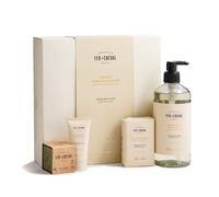 Savonnerie Fer à Cheval Coffret Cadeau Signature Parfumé Thé Blanc & Yuzu - Savon Liquide de Marseille, Savon Doux Parfumé, Crème Mains et Cube de Savon de Marseille