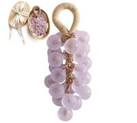 Savons au raisin, savon artisanal original personnalisé en cristal, savon doux nettoyant sur corde, savons ménager parfumés à la main avec un parfum longue durée (Violet)