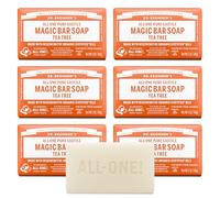 Savons de Dr. Bronner pure magie-savon de Castille, All-One chanvre arbre à thé, bars 5 onces (pack de 6)