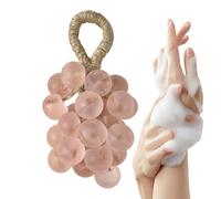 Savons En Barre Faits À La Main,Pour Les Mains Au Parfum De Raisin Réaliste | Savon en Forme de Fruit Décoratif,Pour Le Visage, Les Mains, Le Corps, La Salle De Bain, La Douche Et Le Voyage