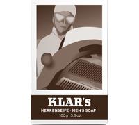 Savons Klar Savon pour homme 100g, certifié Cosmos, sans huile de palme