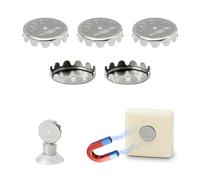 SAVONT Lot de 5 Plaquettes de Rechange pour Porte-Savon avec Aimant, Support de Savon magnétique, Garanti Inoxydable, Pas d'importation (24 mm sans Protecteur)