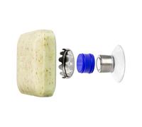 SAVONT-Porte-savon ventousé pour savon jusqu’à 150 g Savont - 1 pièce