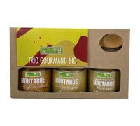 SAVOR & SENS-Coffret de 3 moutardes bio Savor et Sens - 3 produits