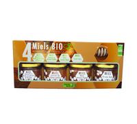 SAVOR & SENS-Coffret de 4 miels bio