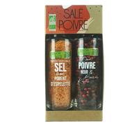 SAVOR & SENS-Duo sel au piment d’Espelette et poivre noir 165g