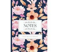 Savor the Little Moments: Notebook for Christian Women | Pink and Orange Floral