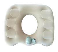 SAVOSWEET Coussin Orthopédique,Coussin Coccyx,Coussin Chaise Bureau,Coussin Antidécubitus Ergonomique en Mousse à Mémoire de Forme, Housse Antidérapante et Lavable (Blanc cassé)