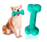 SAVOSWEET Os a Macher pour Chien Jouet, Jouet de Dentition pour Chien, Jouet en Caoutchouc Bleu pour Chiens Moyens Os, Convient aux Chiens de Moins de 30 Kg