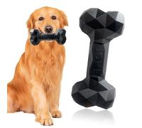 SAVOSWEET Os a Macher pour Chien Jouet, Jouet de Dentition pour Chien, Jouet en Caoutchouc Noir pour Gros Chien Os, Convient aux Chiens de Moins de 60 Kg
