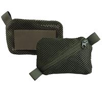 Savotta Trinket Pouch Sac en maille Velcro 10 x 15 cm Olive